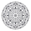 Tantra mandala - 4-veľkosti - vzor 90 x 90 cm