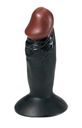 MALÝ DILDO BLACK PENIS MINI SHINY SHANK TISA