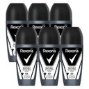 REXONA MEN Invisible On Black White Antiperspirant Roll-on 6x50ml