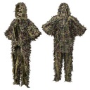 LEAF GHILLIE SET MASKÁČOVÝ OBLEK HELIKON IMITUJÚCI WOODLAND LEAF