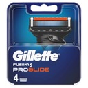 Gillette ProGlide Náhradné čepieľky pre pánske holiace strojčeky, 4 ks