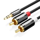 KÁBLOVÝ KÁBEL UGREEN 3,5 mm Jack na 2 RCA Cinch 1,5 m