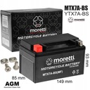 Gel Agm Battery 12V 7Ah MTX7A-BS YTX7A Kolobežka 2T 4T Barton VÝKONNÝ