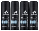 4 X ADIDAS DYNAMIC PULSE COOL&WOODY DEODORANT SPREJ 150ml