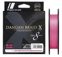 Major Craft Dangan Braid DB8X PE0.6 12lb ružový