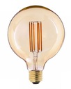 E27 LED FILAMENT žiarovka 6W Vintage G125 teplá dymová bublina WW