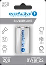 Batéria 9V everActive 6F22/9V Ni-MH 250 mAh