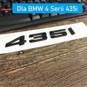 Nálepka na zadnom aute s písmenami slova Pre BMW 435i