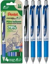 Guľôčkové pero PENTEL Energel 0,7 mm SADA 4 ks