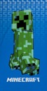 Froté uterák 70x140 Minecraft Creeper modrý