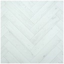 PVC koberec Gumolit Wood Herringbone Board White Alaska, šírka 2 m, NA MIERU