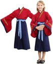 OUTFIT KIMONO MULAN KOSTÝMOVÉ ŠATY JEDNORÁZOVÉ 140/146