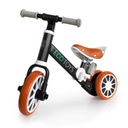 Bicykel, balančný bicykel, jazdecký bicykel s pedálmi, 2v1, čierne ECOTOYS