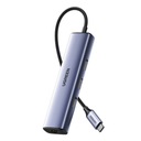 Adaptérový rozbočovač USB-C na 3x USB 3.0, RJ45, USB-C PD