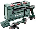 METABO 685204500 Skrutkovač BS 18 + W 18 L 9-125 + Batéria 4,0Ah + 2,0Ah