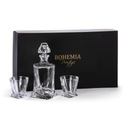 Whisky set Karafa + 6 pohárov Quadro Bohemia