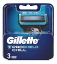 Náhradné čepele na chladenie Gillette Proshield 3 ks.