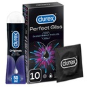 DUREX kondómy 10 Perfect Gliss + gél SET