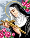 KRÍŽOVÉ VYŠÍVACIE PLÁTNO 24x30 SAINT RITA - 3047