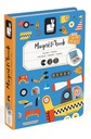 Magnetické puzzle MAGNETIBOOK Vozidlá Janod