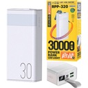 POWER BANKA REMAX 30000mAh USB-C LED 2x USB 22,5W