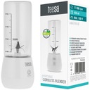 BLENDER prenosný bezdrôtový hrnček Teesa GLASS 450ml BATÉRIA 100W