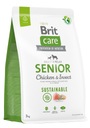 BRIT CARE Sustainable Senior Chicken Insect 3 kg