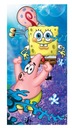 BAVLNENÁ OTERKA NA PLÁŽ 70x140 SPONGEBOB PATRYK GACUŚ