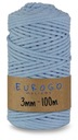 Spletená struna PRE MACRAME BLUE 100m 3mm