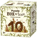 Rok v lese. Počítame zvieratá. Puzzle