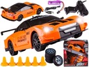 DRIFT CAR, AUTO RC DRIFT 1:24 2,4 GHZ 4WD ORANŽOVÁ