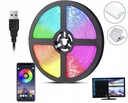 RGB LED pásik USB TV podsvietenie BLUETOOTH 4M