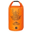 Vodotesná taška Fjord Nansen Dry Bag Light 10 l - oranžová