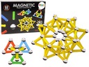 MAGNETICKÉ MAGNETICKÉ BLOKY SADA 62 PRVKOV