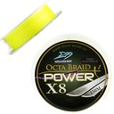 Spletený vlasec X8 Fluo OCTA BRAID POWER 0,06 mm 12 kg super odolný