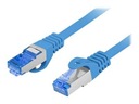 LANBERG patchcord kat.6A FTP LSZH CCA 10m modrý