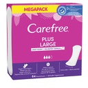 Carefree Plus Large slipové vložky 64 kusov