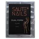 SAUTE NAILS Dvojité SQUARE nechtové formy štvorcové 120 kusov