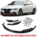 Pre BMW radu 3 F30 F31 M Sport 12-18 lesklá čierna