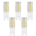 5x LED ŽIAROVKA G9 5W 400lm 4000K NEUTRÁLNA BIELA