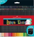 Trojhranné pastelky Black Edition 50 farieb Faber-Castell