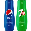 Pepsi + 7Up set koncentrát džús sirup SodaStream