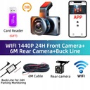 1440P Dash Cam WIFI autokamera s G senzorom