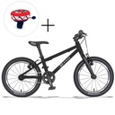 KUbikes 16L Super ľahký detský bicykel čierny