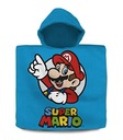 PONČO PLÁVACIE 60X120 CM BAVLNA SUPER MARIO NO-512P KIDS EUROSWAN