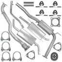 Set Tlmič výfuku VW T4 90-95 2.0 Doka SWB SVORKY