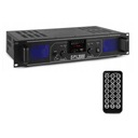 Zosilňovač 2x 1000W USB SD LED/pre DJ