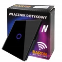 Jediný čierny WIFI dotykový spínač ZN