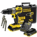 STANLEY FMC625D2 SKRUTKOVAČ 2x2Ah Náraz + ADAPTÉRY