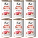 Brit Mono Protein Beef & Rice 400 g- 6szt.